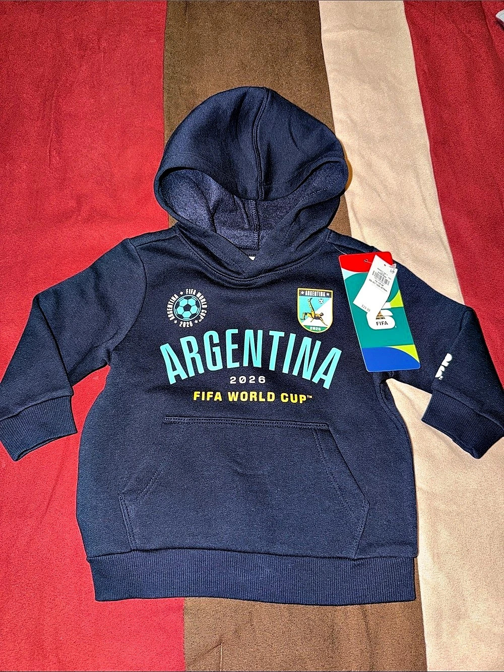 Old Navy Argentina FIFA World Cup 2026 Graphic Hoodie for Boys Blue